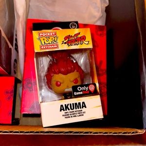 Street fighter Akuma Funko Pop! Keychain
